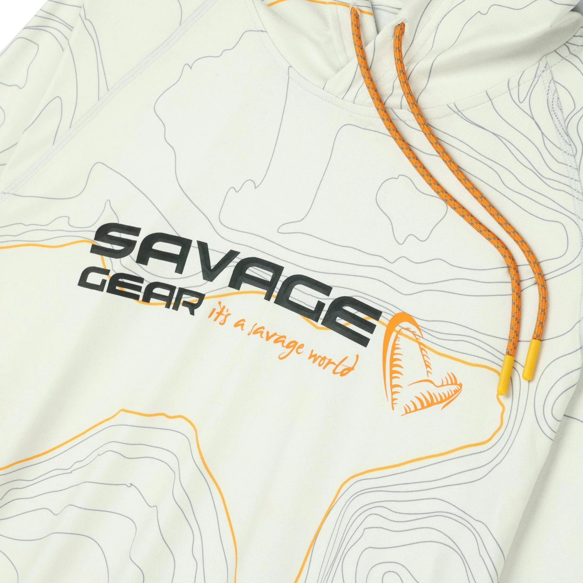 Topo Print Performance UPF Hoodie - Image 3